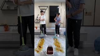 Floor Cleaning Challenge 🫢🤔New Viral Gadgets Smart Appliances Kitchen UtensilsHome Inventions [upl. by Euqimod]