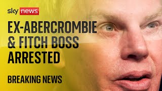 BREAKING News conference on arrest of former CEO of Abercrombie amp Fitch [upl. by Zorine]