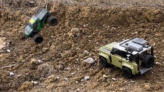 Jumping My Land Rover Defender with an RC Truck [upl. by Tayler]