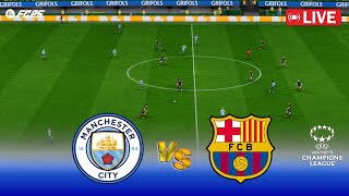 🔴MANCHESTER CITY vs BARCELONA  UEFA Womens Champions League 2425  FC 25 Game Simulation [upl. by Aible350]