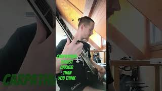 Carpathian Forest  Darker Than You Think guitarcover electricguitar guitarist coversong [upl. by Bourne403]