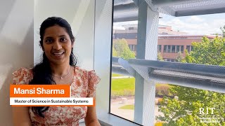 2024 Graduate Spotlight Mansi Sharma master of science in sustainable systems [upl. by Armstrong]