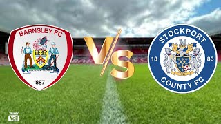 Barnsley vs Stockport county fc 2425 season ☝️ [upl. by Bainbridge]