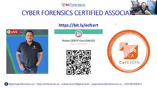 Webinar Detalles Certificación Internacional en CYBER FORENSICS CERTIFIED ASSOCIATE  Caso Práctico [upl. by Yorled]