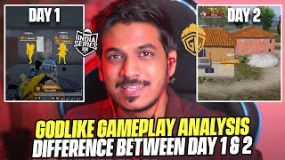 DAY 1 vs DAY 2 GodLike Gameplay Analysis  BGIS Semi Finals Week 2 [upl. by Arada]