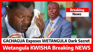 Wetangula KWISHA‼️Gachagua EXPOSES Wetangula in PUBLIC reveals SHARES he got from GOVERNMENT😥 [upl. by Nevaj]