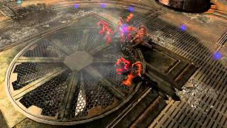 Dawn of War 2  Assault Space Marines vs Bloodletters [upl. by Stalk261]