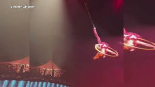 Cirque du Soleil aerialist injured in fall during Portland show [upl. by Hidie]