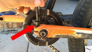 How To Install Bmx Cranks [upl. by Collen]