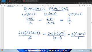 QUADRATIC EQUATIONS FULL LESSON [upl. by Lareneg593]