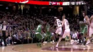 Haier Play of the Day 05032010 Rajon Rondo Incredible Move and Layup vs Cavaliers [upl. by Engapmahc]