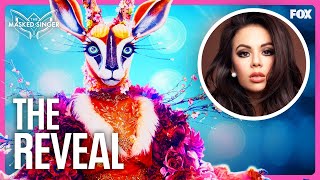 The Reveal Janel Parrish is Gazelle  Season 10  The Masked Singer [upl. by Sherfield]