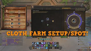 How To Setup and farm Cloth  WoW TWW [upl. by Evy837]