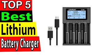 Best Lithium Battery Charger In 2025 TOP 5 [upl. by Joab]