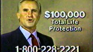 1985 Veterans Life Insurance Plan Commercial with Don Shula [upl. by Attem726]