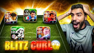 I PLAYED WITH A FULL TEAM OF BLITZ CURL PLAYERS AND IT WAS UNSTOPPABLE 🥶 efootball 25 mobile [upl. by Mohandis]