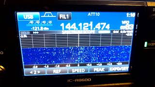 47GHz Moonbounce early morning tests with DL7YC Manfred Speaker copy [upl. by Cohlier]