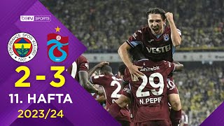 Fenerbahçe 23 Trabzonspor  11 Hafta  Trendyol Süper Lig 20232024 [upl. by Johm]