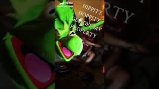 Kermit Hippity Hoppity Get Off My Property Meme [upl. by Kwabena]