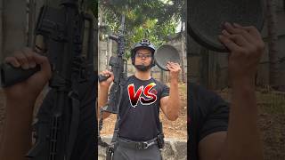 M4 vs Cobekan emak airsoft gbbr airsoftrifle tokyomarui m4a1 ak47 army brimob palestine [upl. by Yruy406]