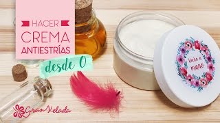 Cómo hacer crema Antiestrías desde cero [upl. by Rabka]