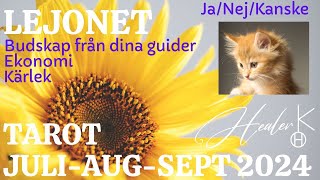 Lejonet ♌ JuliAugustiSeptember 2024 Tarot  Healer K [upl. by Raynard]