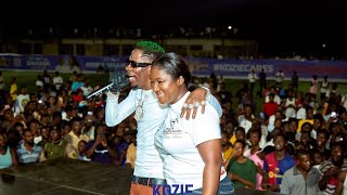 Shatta Wale takes over NPP stage with his Back2back hits in East Legon as he endorses Kozie [upl. by Howzell]