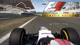 F1 2013 Classic Onboard Lap  Estoril  Portugal  Williams FW18B Full HD [upl. by Gustaf230]