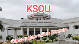 KSOU Convocation Online Apply Process [upl. by Neelat]