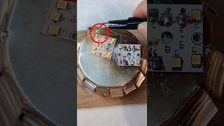 Desoldering SMD LED  SMD led change  Led bulb repair best tricks shorts short [upl. by Norrag]