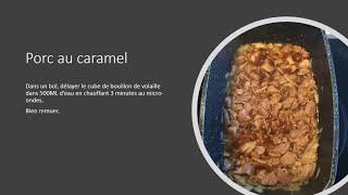 Recette du porc au caramel [upl. by Eyaj]