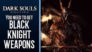 You NEED A Black Knight Weapon Dark Souls  How to get Black Knight Sword Greatsword Halberd [upl. by Sacken]