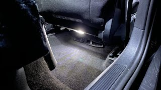 VW Golf MK7 5G footwell light retrofit part 3 [upl. by Kartis]