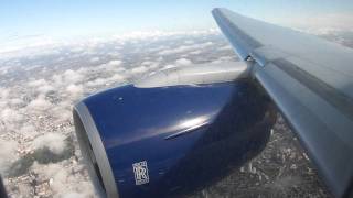 BA 008 Boeing777 landing at Heathrow Airport LHR sony dsc TX 7 full HD [upl. by Atteuqal150]