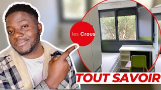 TOUT SAVOIR SUR LES LOGEMENTS ETUDIANTS DU CROUS EN 2024  visite studios de 9m2 avnts et incnvts [upl. by Lleval]