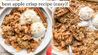 Best Apple Crisp Recipe [upl. by Ydassac]