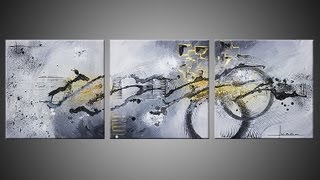 Abstract acrylic painting demo video  Ulex Minor by John Beckley [upl. by Nibram]