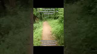 Alexander Trail Thompsons Station TN Virtual Hike  HURRY UP Version  Outdoors Adventure [upl. by Wohlert111]