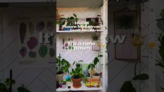 60s wooden dressoir love it 60s transition plants relatable houseplants song music diy [upl. by Massimo]