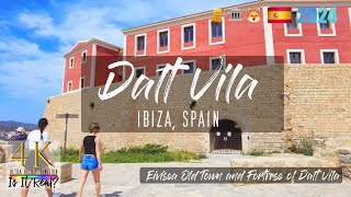 4K🚶‍♂️ Exploring Dalt Vila Eivissa  Ibizas Historic Old Town Walking Tour 🏰✨ [upl. by Akerdal]