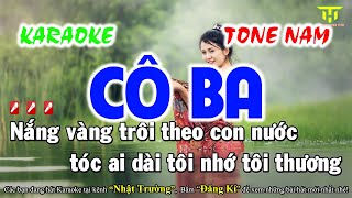 Karaoke Cô Ba Tone Nam  Nhạc Sống Mới Nhất  Nhật Trường TTG [upl. by Whit]