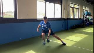 SA Contralateral Valslide Lateral Lunge [upl. by Durward]