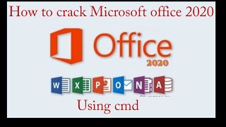 tutohow to crack microsoft office tools using cmd 2020 كيفية تفعيل ادوات المايكروسفت [upl. by Letnuahs989]