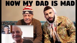 MY DAD REACTS TO KSI MAKING FUN OF HIM [upl. by Ameer]