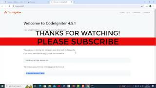 Cara Mudah Install CodeIgniter  CI4  menggunakan Composer [upl. by Baten539]