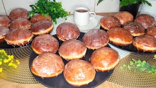 Najlepszy przepis na mięciutkie domowe pączki które długo są świeże Krok po kroku [upl. by Rehpotsyrhc]