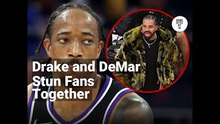 Drake and DeMar DeRozan Steal the Show at Raptors Game [upl. by Franklin]