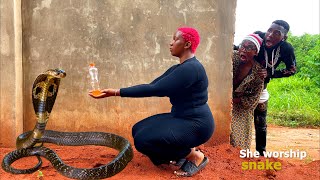 She worship snake ft Chukwuemeka tv [upl. by Leinadnhoj]