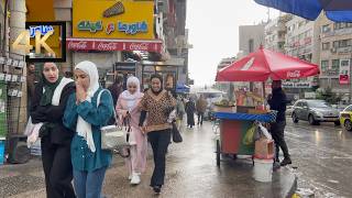 Palestine 🇵🇸 Nablus Palestine Walking Tour  Walking Tour In The Rain  فلسطين نابلس [upl. by Weatherby684]