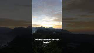 Sunrise Over Mountains 🌄  30 Seconds of Peace [upl. by Hicks]